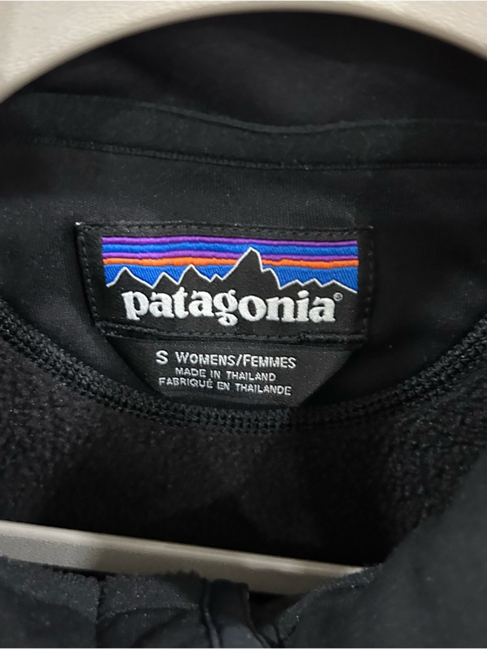 Patagonia Women’s Black Snap-T Fleece Pullover Size Small Synchilla Lightweight - Picture 4 of 6